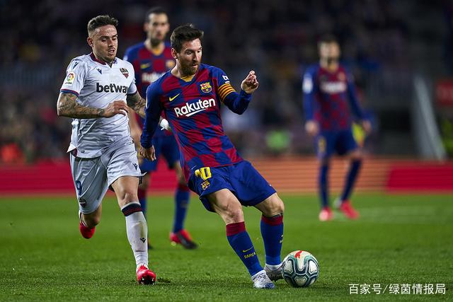 西甲-拉菲尼亚破门 巴萨1-2拉斯帕尔马斯